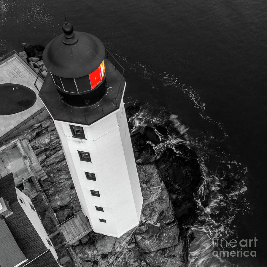 New London CT Harbor Lighthouse Photograph by Mike Gearin