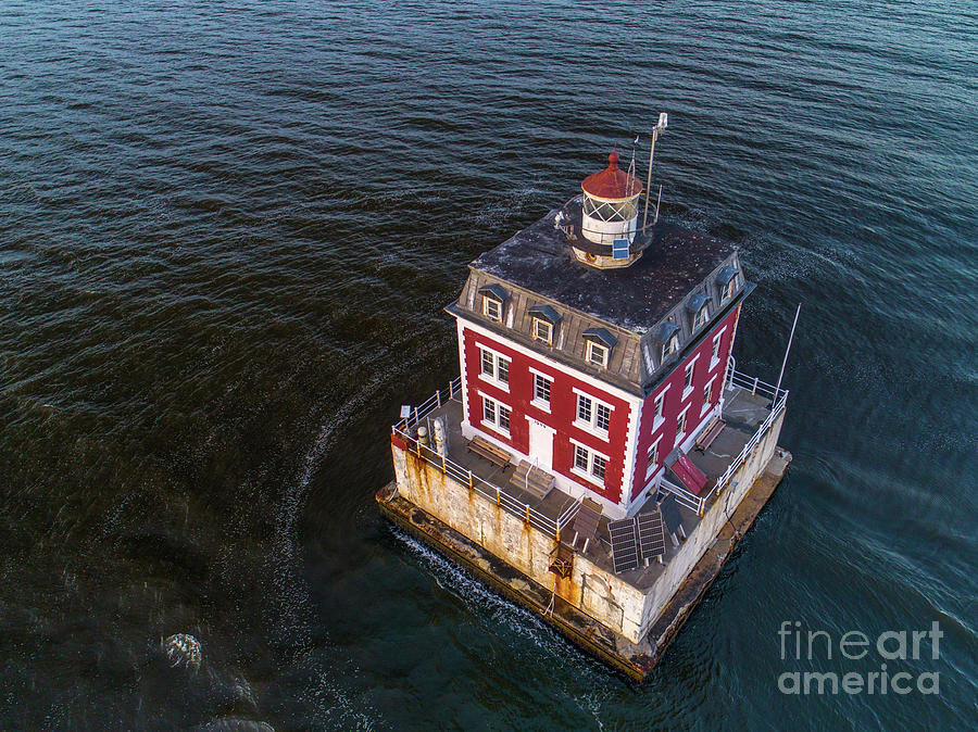 New London Ledge Light, Photo by Petr Hejl Photograph by Mike Gearin
