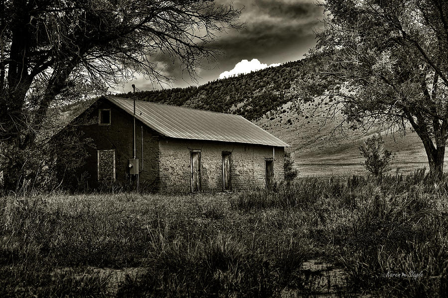 New Mexico Adobe Photograph by Karen Slagle