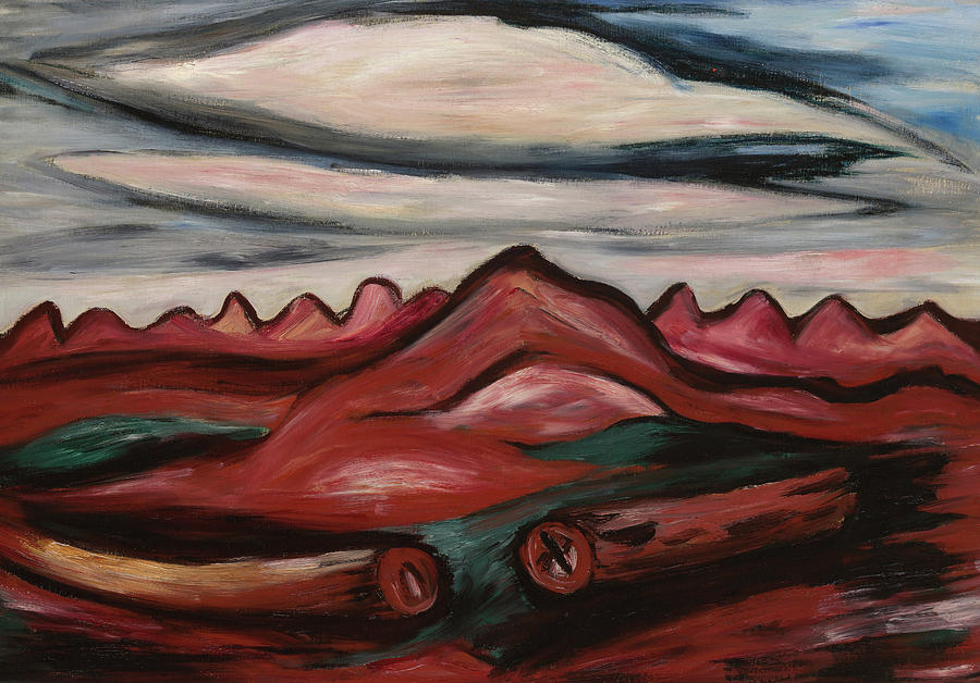 Marsden Hartley Painting - New Mexico, Recollection, 1923 by Marsden Hartley