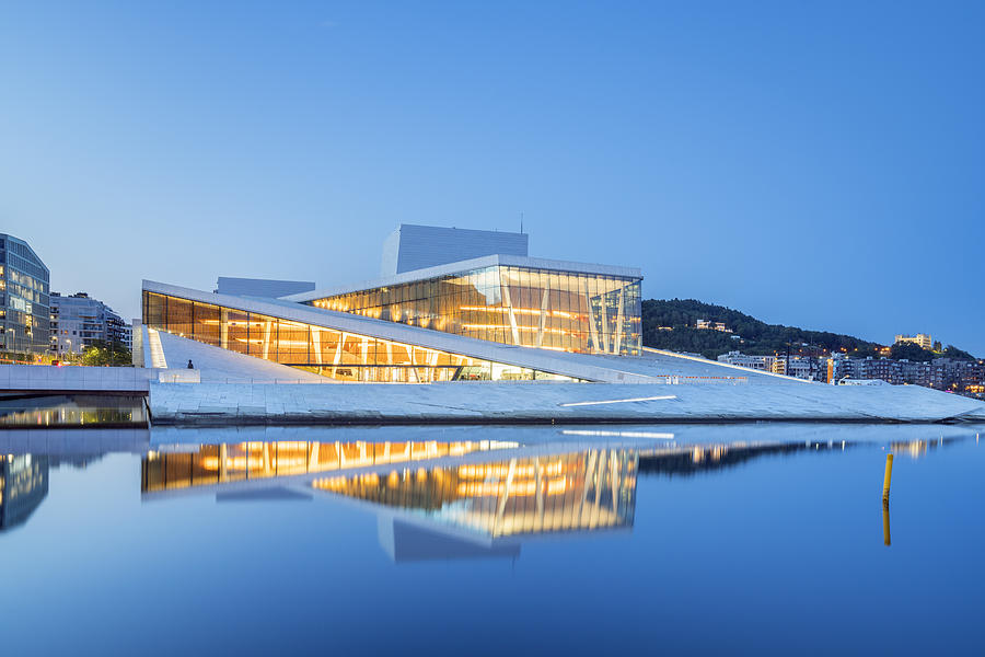 New Opera House Of The Norwegian Opera Digital Art by Christian Back ...