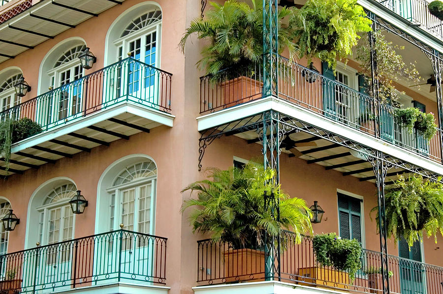 New Orleans Balconies II Photograph by Dhuss New Orleans Balconies II Photograph by Dhuss