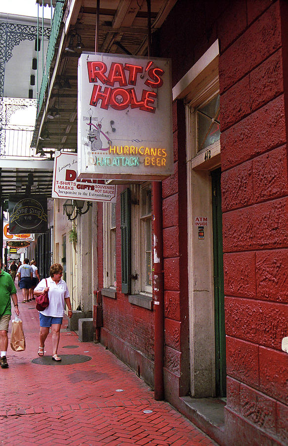 New Orleans - Bourbon Street 2004 #46 Photograph by Frank Romeo