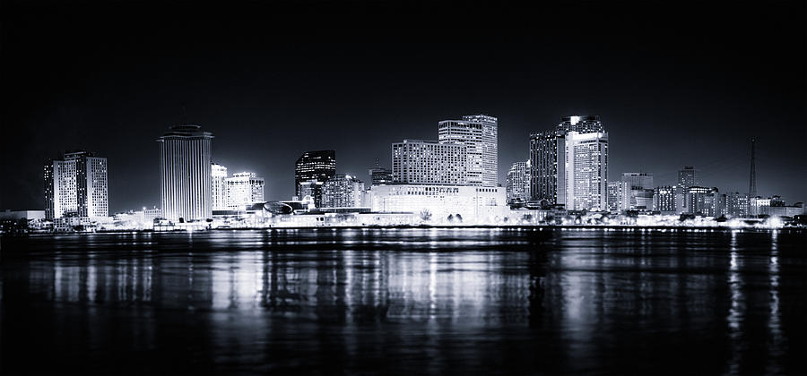 New Orleans By Night Photograph by Moreiso
