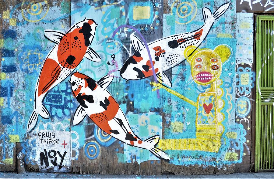 New Orleans Louisiana Graffiti Speaks Louder Than Words Something Fishy  Photograph by Michael Hoard