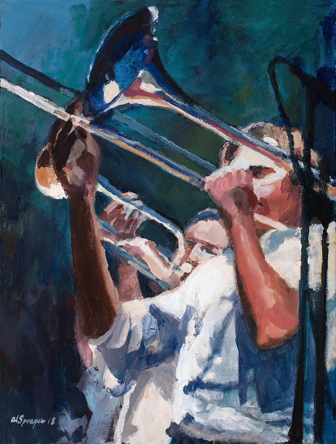 New Orleans Jazz Painting by Al Sprague
