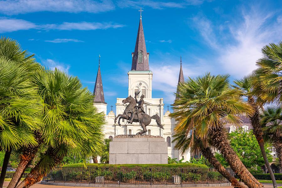 New Orleans Photograph - New Orleans, Louisiana, Usa At Jackson by Sean Pavone