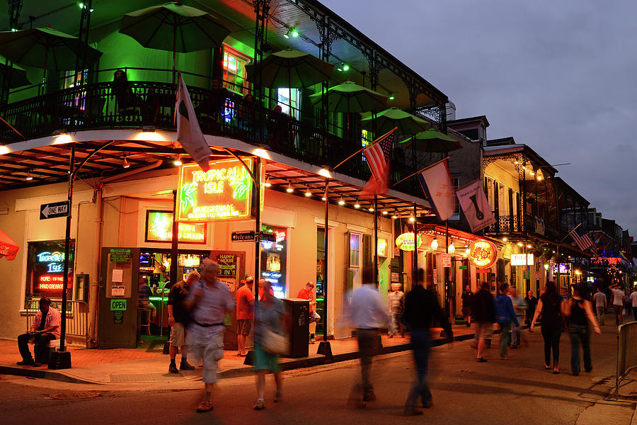 New Orleans Nightlife Photograph by James Kirkikis