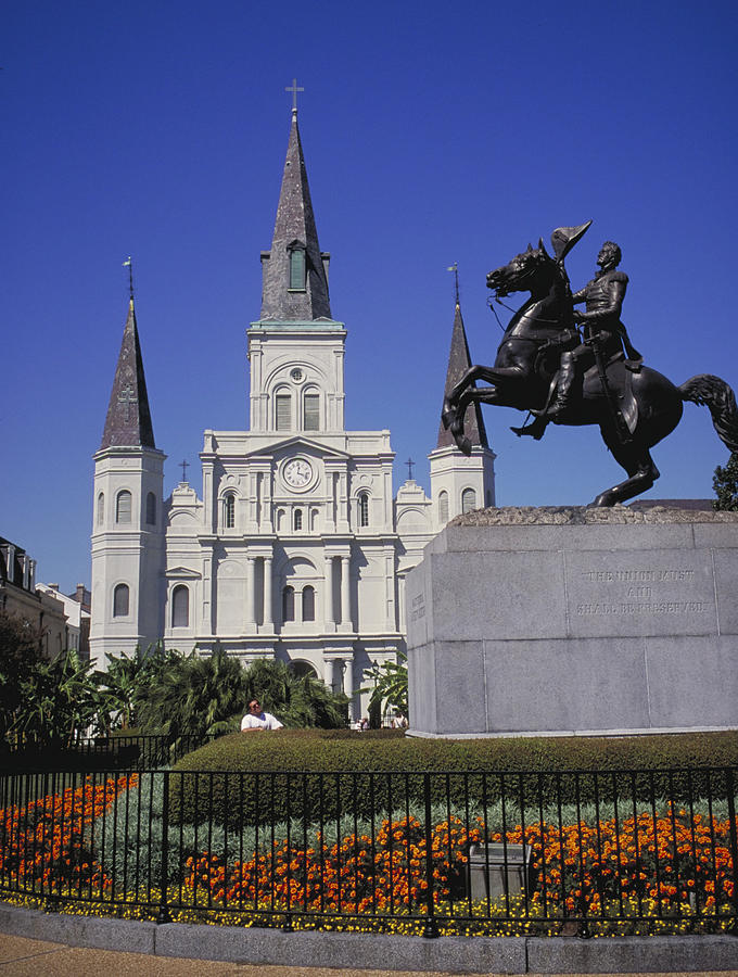 New Orleans, St. Louis Cathedral And Photograph by Jvt
