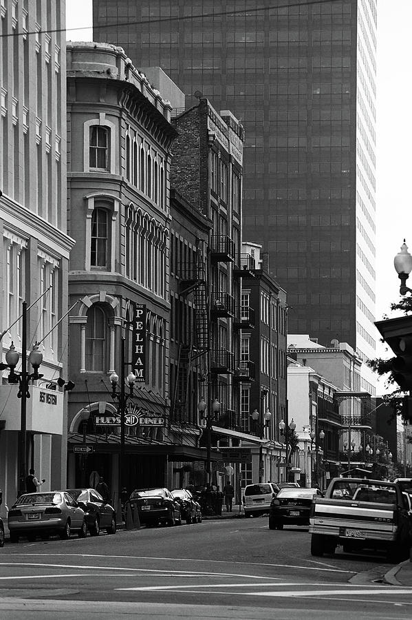 New Orleans Streets 2004 #2 BW Photograph by Frank Romeo