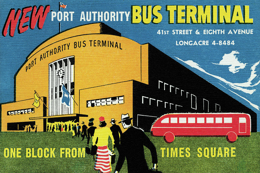 New Port Authority Bus Terminal Painting by Unknown