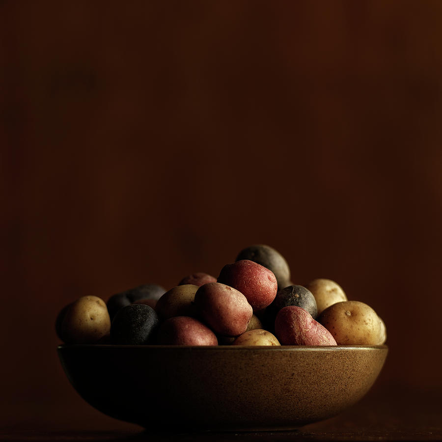 Vegetable Photograph - New Potatoes by Geoffrey Ansel Agrons