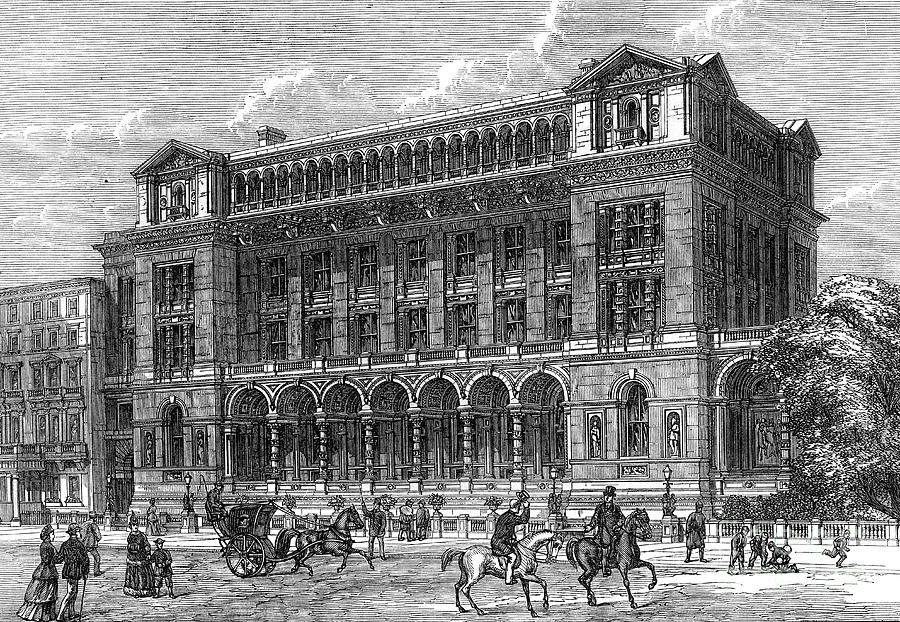 New Science Schools, South Kensington Drawing by Print Collector