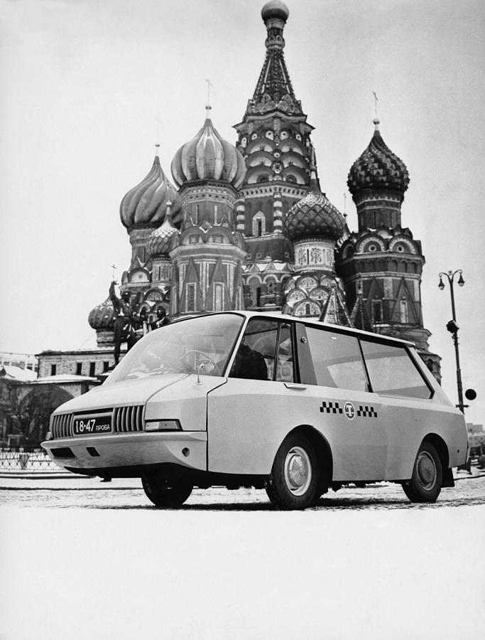 New Taxi At Moscow In 1965 Photograph by Keystone-france