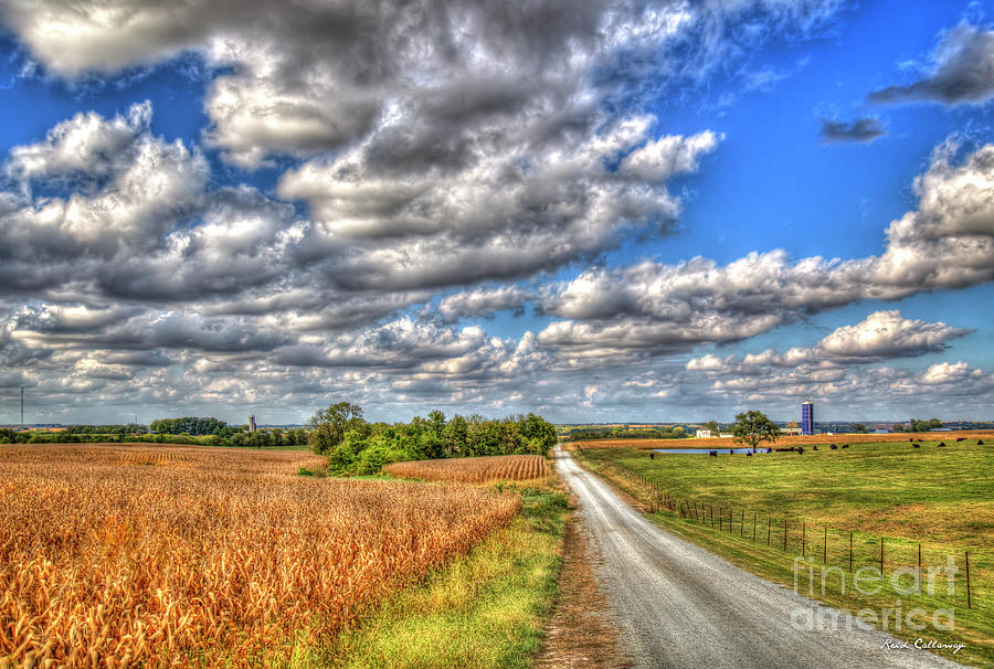 The Art Of Farming 2 Illinois Cornfield Farming Art Photograph by Reid Callaway