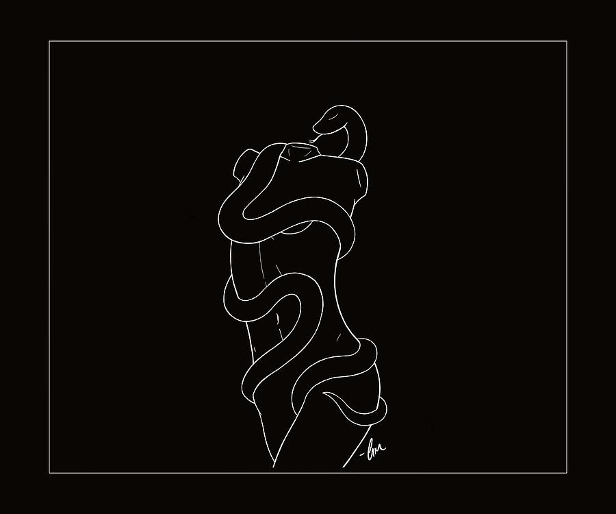 Snake Wrap Digital Art by Cameron Santos | Fine Art America