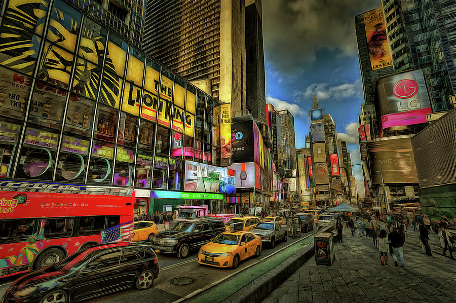 New York Art Times Square Photograph