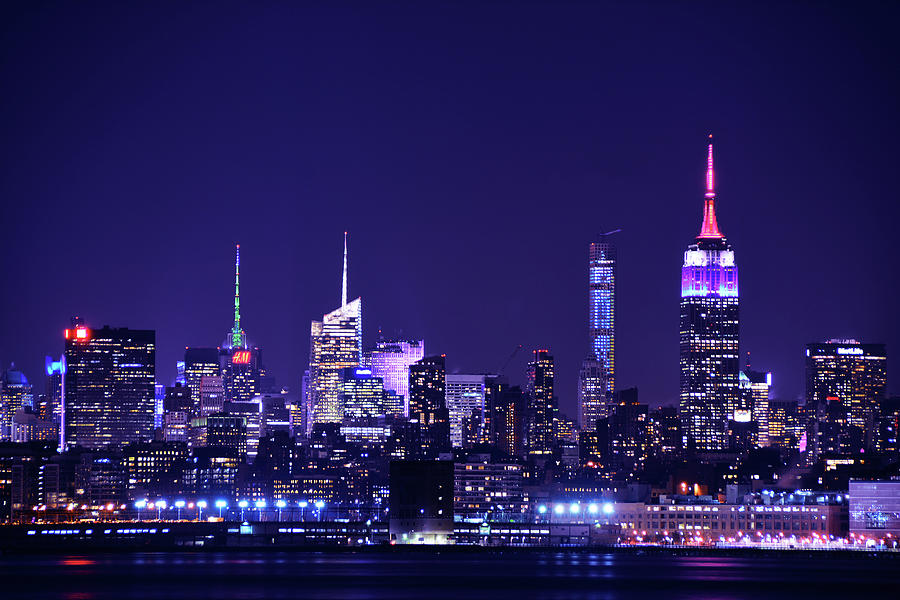 New York Blue Hour Photograph by Raymond Salani III
