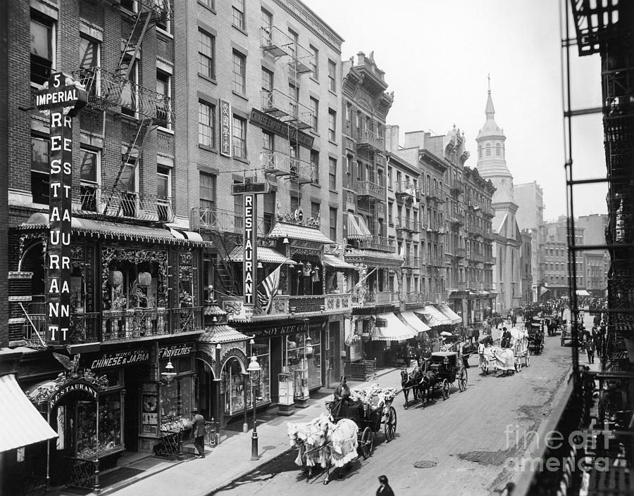 New York Chinatown, 1905 Photograph by Granger