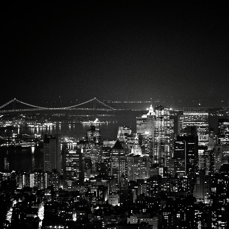 New York City At Night Photograph by Image - Natasha Maiolo