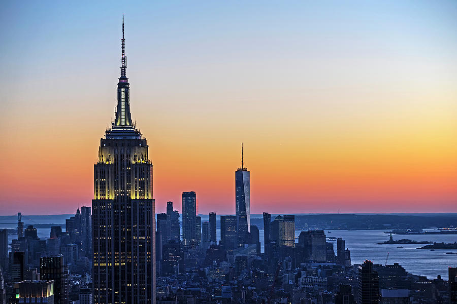 New York City at Sunset New York NY Photograph by Toby McGuire