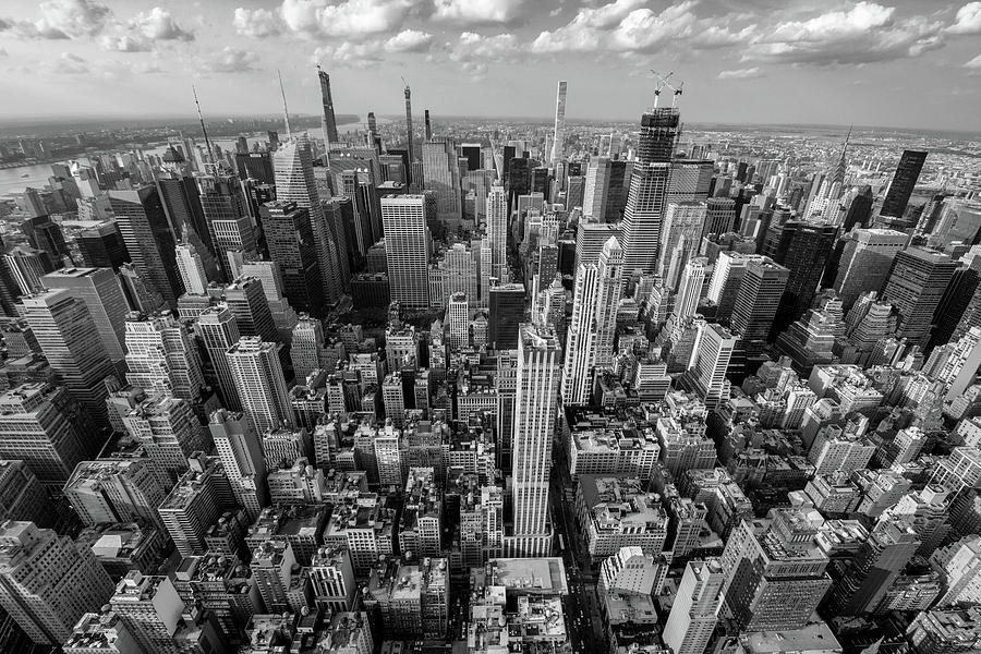 New York City Black White by Crystal Wightman
