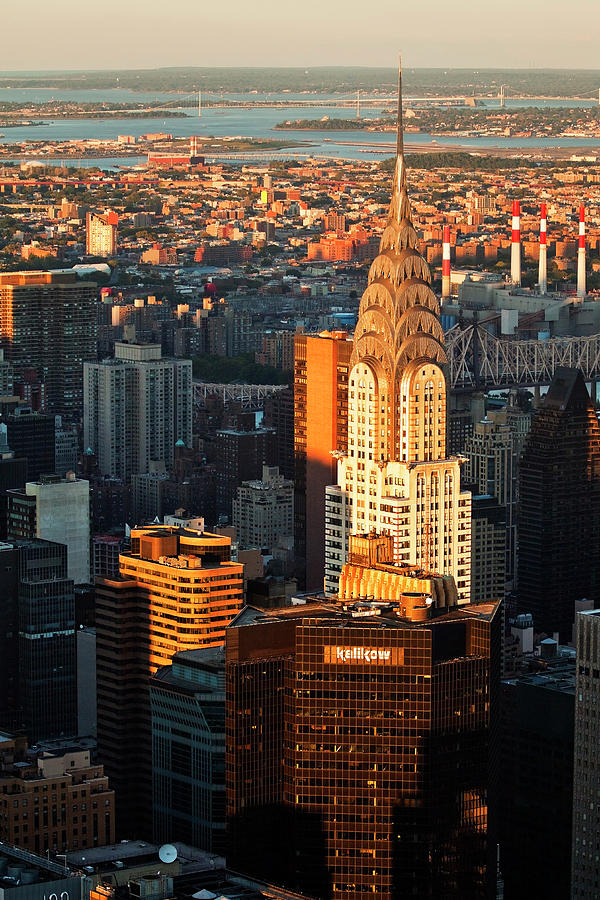 New York City, Chrysler Building Digital Art by Luigi Vaccarella