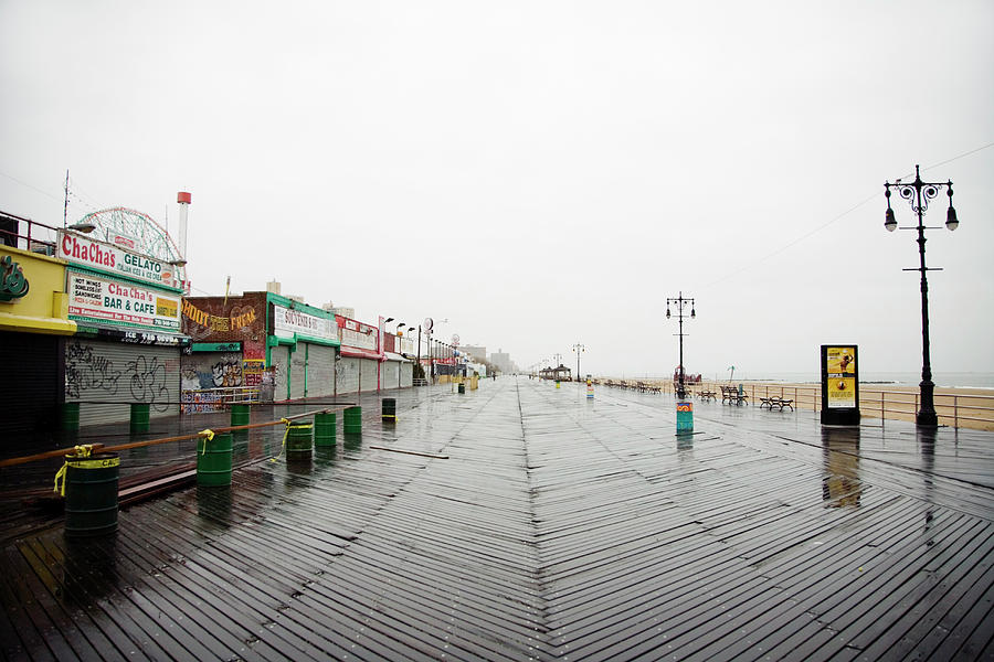 New York City, Coney Island, Street And Photograph by Steve West
