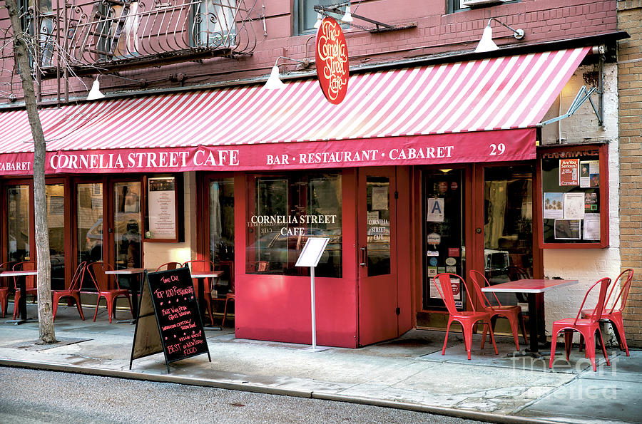 New York City Cornelia Street Cafe Photograph by John Rizzuto