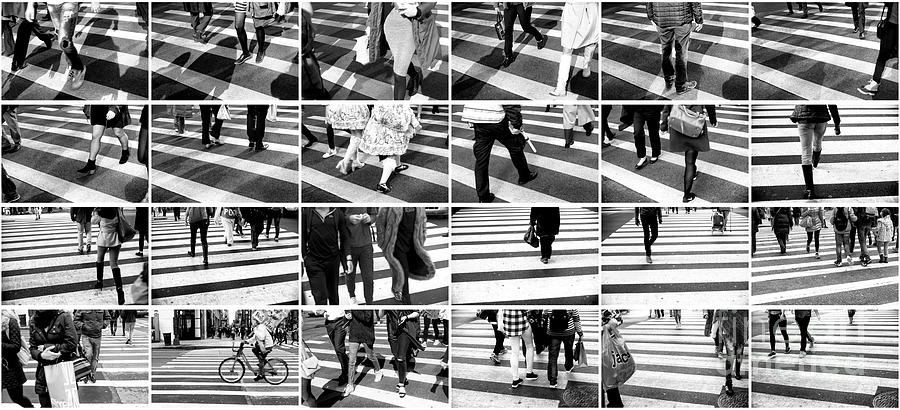 New York City Crossings Collage Photograph by John Rizzuto