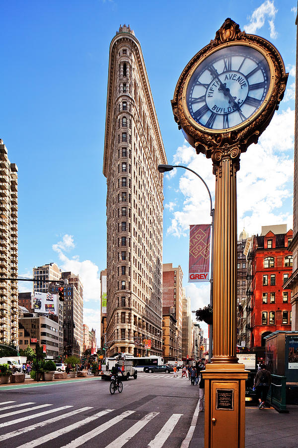 New York City, Flatiron Building Digital Art by Luigi Vaccarella