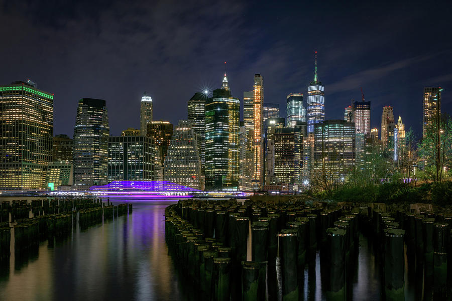 New York City from the Brooklyn Waterfront Photograph by Kristen Wilkinson