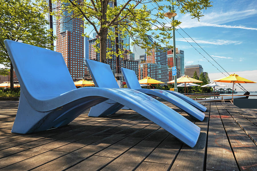 New York City, Manhattan, Hudson River Park Trust, Tribeca Pier 25 Digital Art by Lumiere
