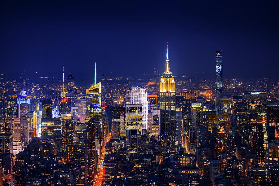 New York City, Manhattan, Midtown, Empire State Building, Stunning View ...