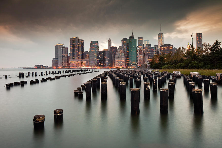 New York City, Manhattan Skyline Digital Art by Luigi Vaccarella