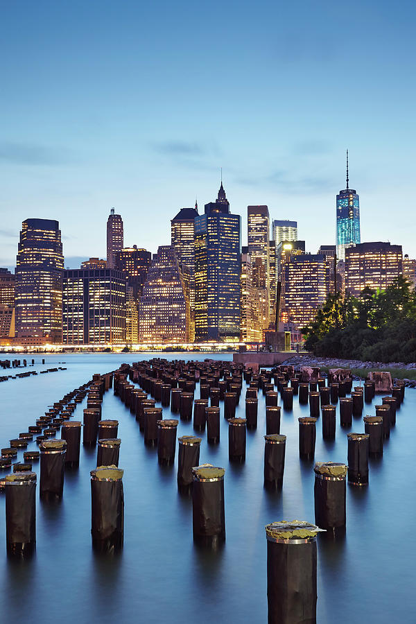 New York City, Manhattan Skyline Digital Art by Richard Taylor