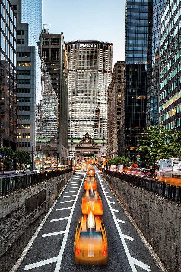New York City, Midtown, Traffic Digital Art by Antonino Bartuccio