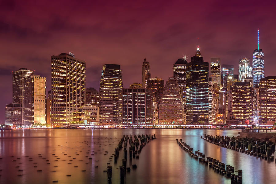 NEW YORK CITY Nightly Impressions  Photograph by Melanie Viola
