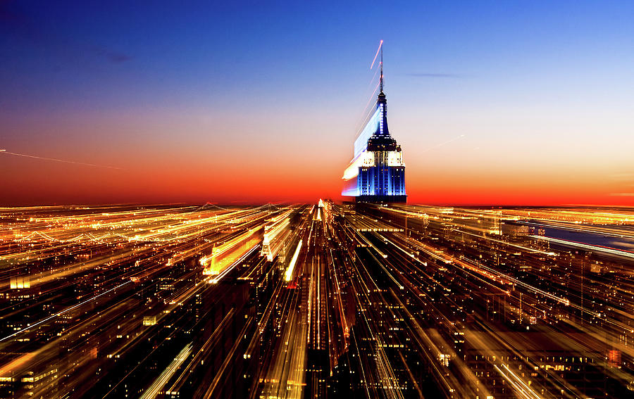 New York City Skyline Photograph by Adam Jeffery Photography