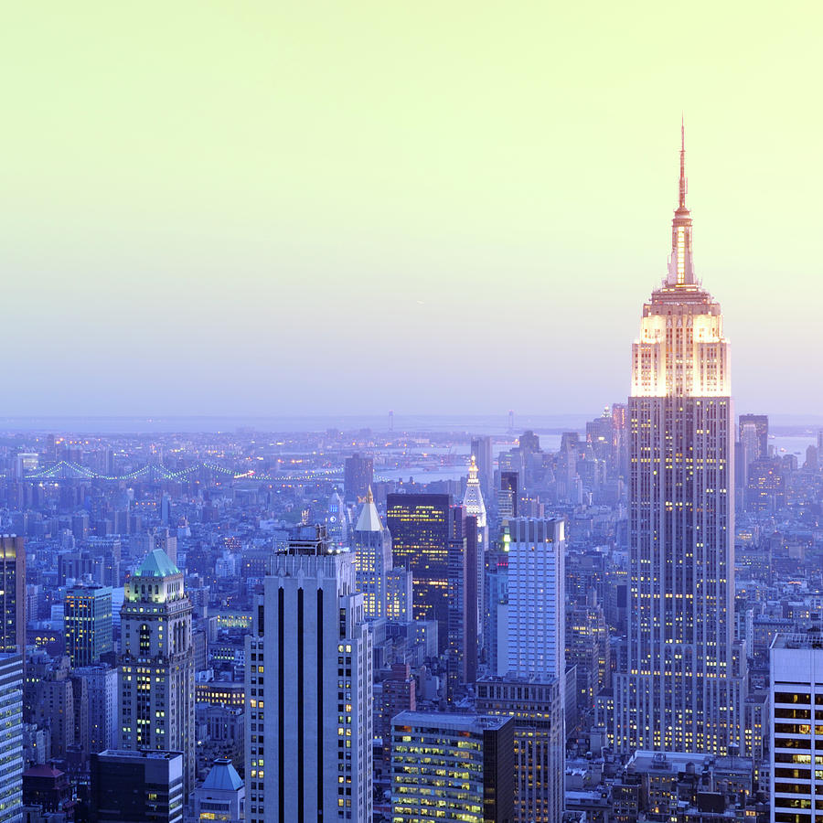 New York City Skyline Photograph by Lisa-blue