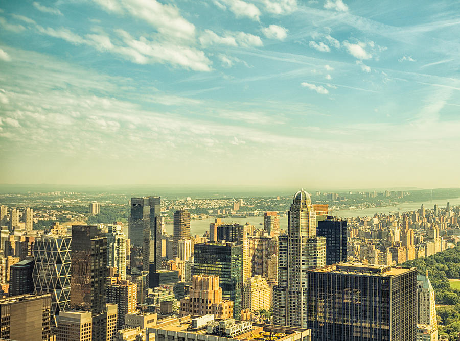 New York City Skyline With Central Park Photograph by Franckreporter