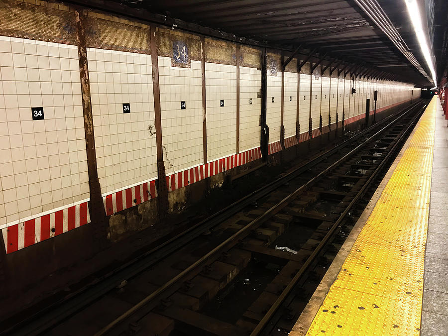 New York City Subway Line Photograph by Shane Kelly