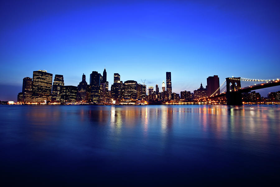 New York City, Usa Skyline Photograph by Jgareri