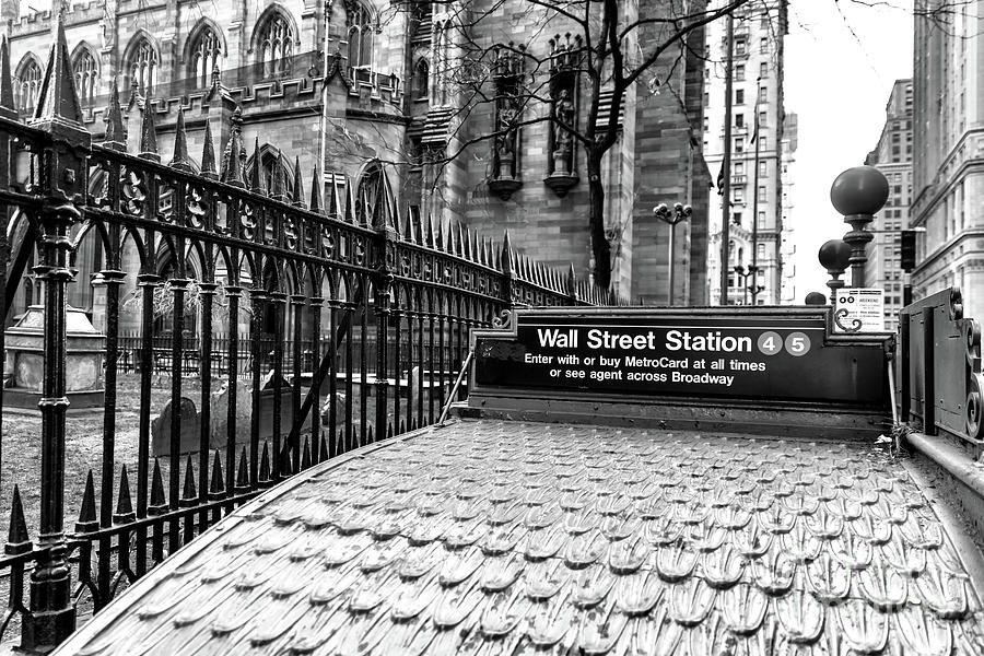 New York City Wall Street Subway Station Photograph by John Rizzuto