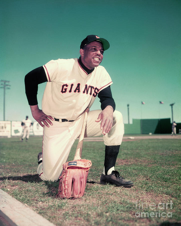 Willie Mays Photograph - New York Giants Willie Mays by Bettmann