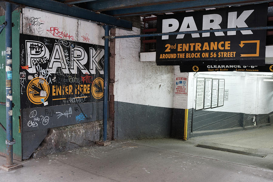 New York Graffiti on Sidewalk Photograph by Doug Ash