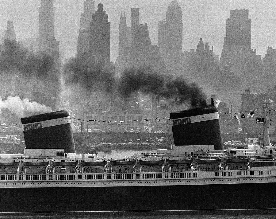 New York Harbor Photograph by Andreas Feininger