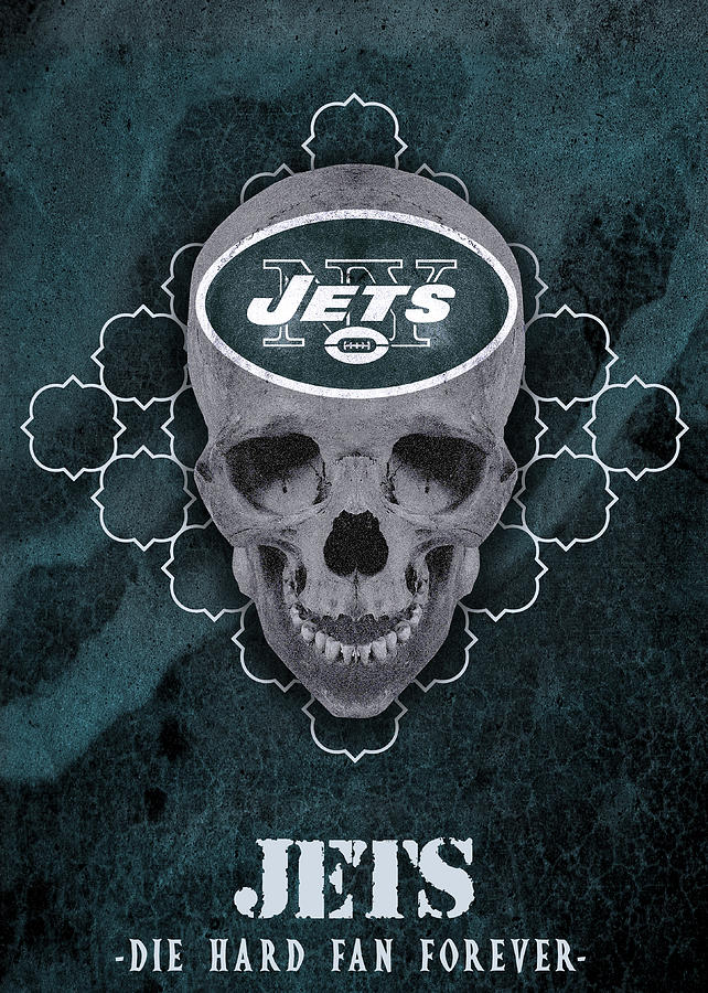 New York Jets Logo Art Wood Print by William Ng - Fine Art America