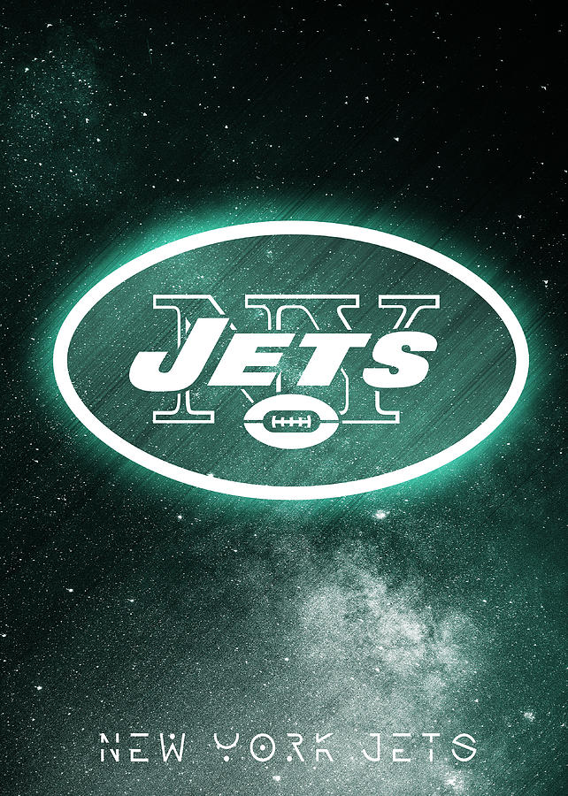 New York Jets Logo Painted On Wall HD wallpaper