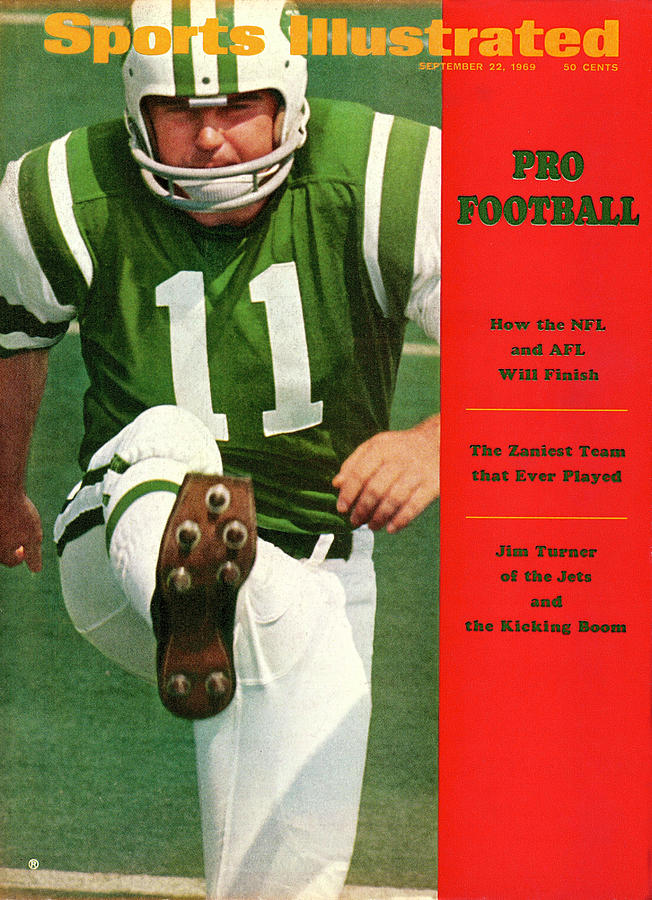 New York Jets Jim Turner Sports Illustrated Cover Photograph by Sports Illustrated